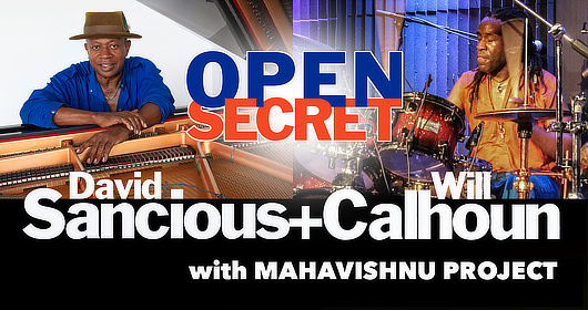 banner image: David Sancious + Will Calhoun with Mahavishnu Project