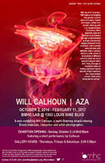 Will Calhoun AZA Collection opening performance and exhibition - October 2, 2016 to February 11, 2017